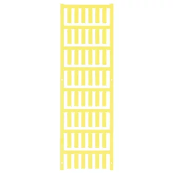   Weidmüller 1919060000 SF 4/21 NEUTRAL GE V2 SlimFix, Vezeték és kábeljelölők, 3.6 - 6 mm, 21 x 5.7 mm, Sárga