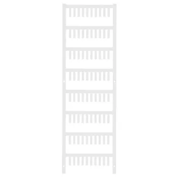   Weidmüller 1919490000 SF 2/12 NEUTRAL WS V2 SlimFix, Vezeték és kábeljelölők, 2.2 - 2.9 mm, 12 x 3.6 mm, Fehér