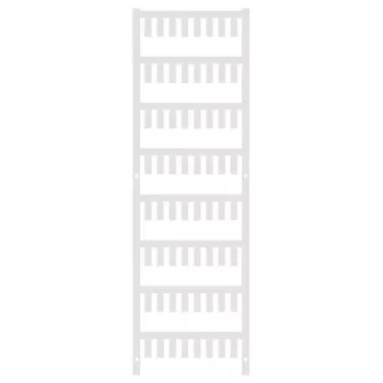   Weidmüller 1919540000 SF 3/12 NEUTRAL WS V2 SlimFix, Vezeték és kábeljelölők, 3 - 3.7 mm, 12 x 4.6 mm, Fehér