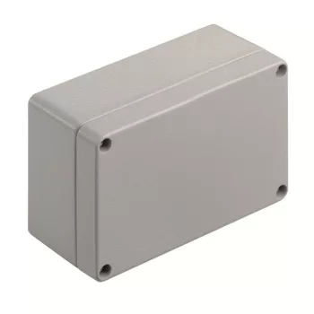   Weidmüller 1937830000 KLIPPON K21 VMQ RAL7001 Klippon K (aluminium empty enclosure), Üres ház, Alumínium ház, Magasság: 80 mm, Szélesség: 125 mm, Mélység: 57 mm, Anyag: Alumínium AlSi12, Porszórt, texturált, Ezüstszürke