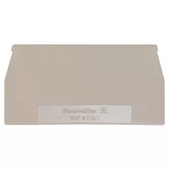 Weidmüller 1957710000 WAP WTL6/1L W-sorozat, Véglap