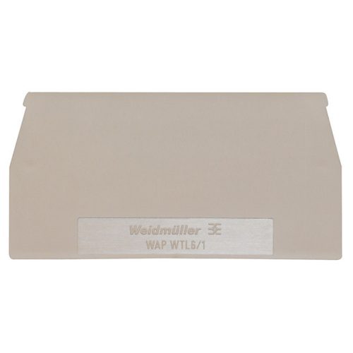 Weidmüller 1957710000 WAP WTL6/1L W-sorozat, Véglap