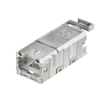   Weidmüller 1962850000 IE-BI-RJ45-FJ-A RJ45 insert socket, Connector for base, TIA-568A