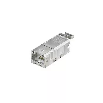   Weidmüller 1963830000 IE-BI-RJ45-FJ-P RJ45 insert socket, Connector for base, PROFINET