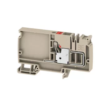   Weidmüller 1988190000 AAP12 10 LO RD Tápkapocs, PUSH IN, 10 mm2;, 800 V, 57 A, Sötétbézs