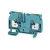 Weidmüller 1991790000 A2C 6 BL Átvezető sorkapocs, PUSH IN, 6 mm2;, 800 V, 41 A, Kék