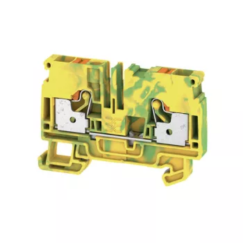   Weidmüller 1991810000 A2C 6 PE Földelő sorkapcsok, PUSH IN, 6 mm2;, zöld / sárga