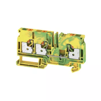   Weidmüller 1991850000 A3C 6 PE Földelő sorkapcsok, PUSH IN, 6 mm2;, zöld / sárga
