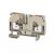 Weidmüller 1992110000 A2C 6 Átvezető sorkapocs, PUSH IN, 6 mm2;, 1000V AC / 1500V DC, 41 A, Sötétbézs