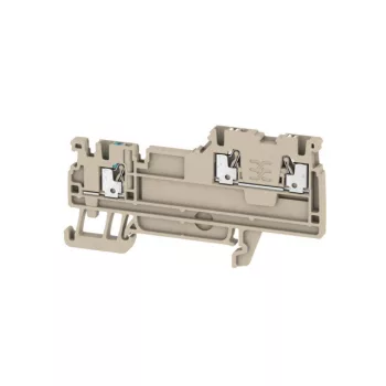   Weidmüller 1992240000 AIO21 1.5 SO Érzékelő-, beavatkozó sorkapocs, PUSH IN, 1.5 mm2;, 250 V, 13.5 A, Sötétbézs