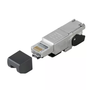   Weidmüller 1992840000 Communication component(IE) RJ45 csatlakozódugó, szerszám nélkül szerelhető, egyenes, Cat.5 (ISO/IEC 11801), PROFINET