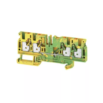   Weidmüller 2051560000 A4C 4 PE Földelő sorkapcsok, PUSH IN, 4 mm2;, zöld / sárga