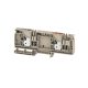 Weidmüller 2428990000 AAP22 10 LO-LO Tápkapocs, PUSH IN, 10 mm2;, 250 V, 57 A, Sötétbézs