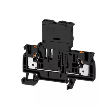   Weidmüller 2429860000 AFS 4 2C BK Biztosítós sorkapcsok, PUSH IN, 4 mm2;, 250 V, 6.3 A, Fekete