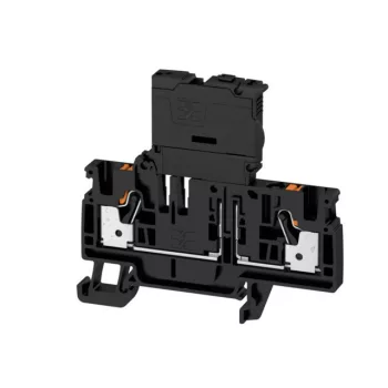   Weidmüller 2434390000 AFS 4 2C 100-250V BK Biztosítós sorkapcsok, PUSH IN, 4 mm2;, 250 V, 6.3 A, Fekete