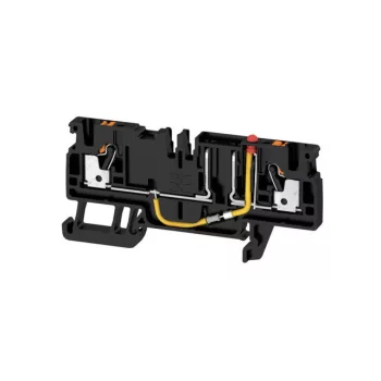   Weidmüller 2466600000 AFS 2.5 CF 2C 24V BK Biztosítós sorkapcsok, PUSH IN, 2.5 mm2;, 24 V, 10 A, Fekete