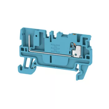   Weidmüller 2482170000 APGTB 1.5 FT 2C/1 BL Átvezető sorkapocs, PUSH IN, 1.5 mm2;, 500 V, 17.5 A, Kék