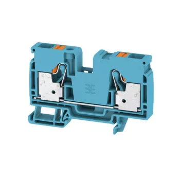   Weidmüller 2490370000 A2C 10 BL Átvezető sorkapocs, PUSH IN, 10 mm2;, 1000 V, 57 A, Kék