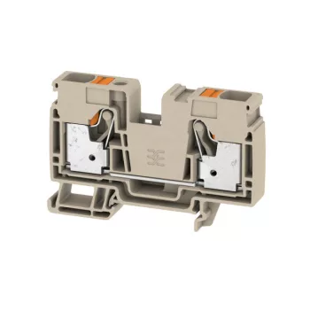   Weidmüller 2494000000 A2C 16 Átvezető sorkapocs, PUSH IN, 16 mm2;, 1000V AC / 1000V DC, 76 A, Sötétbézs