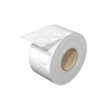   Weidmüller 2496960000 SM 27/18-22 MM WS VPE100 SwitchMark, Készülékjelölők, 47.75 x 27 mm, Fehér