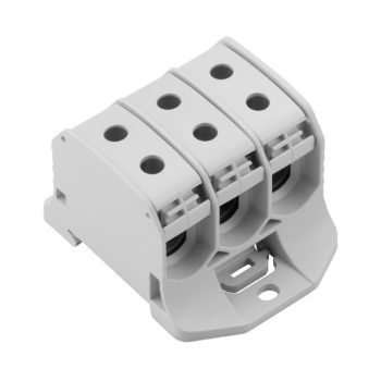   Weidmüller 2502620000 WPD 330 3X50/3X50 3XGY W-sorozat, Elosztótömb, Névleges keresztmetszet: 50 mm2;, Tartósínek / szerelőlapok