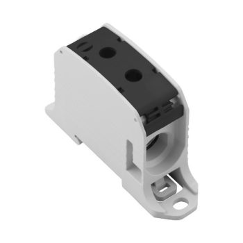   Weidmüller 2502690000 WPD 131 1X95/1X95 BK W-sorozat, Elosztótömb, Névleges keresztmetszet: 95 mm2;, Tartósínek / szerelőlapok