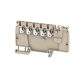 Weidmüller 2503880000 AAP12 2.5 LI OR Moduláris elosztó sorkapcsok, PUSH IN, 2.5 mm2;, 800 V, 24 A, Sötétbézs