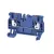 Weidmüller 2508000000 A2C 2.5 DBL Átvezető sorkapocs, PUSH IN, 2.5 mm2;, 800 V, 24 A, Sötétkék
