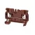 Weidmüller 2508030000 A2C 2.5 BR Átvezető sorkapocs, PUSH IN, 2.5 mm2;, 800 V, 24 A, Barna
