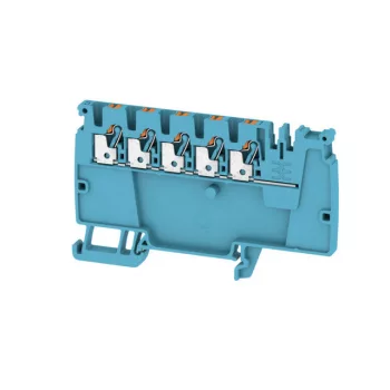   Weidmüller 2522840000 AAP12 2.5 LI BL/OR Moduláris elosztó sorkapcsok, PUSH IN, 2.5 mm2;, 800 V, 24 A, Kék