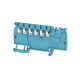 Weidmüller 2522870000 AAP11 1.5 LI BL/OR Moduláris elosztó sorkapcsok, PUSH IN, 1.5 mm2;, 500 V, 17.5 A, Kék
