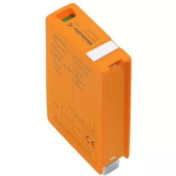  Weidmüller 2530600000 VPU PV I+II 0 1000 Túlfeszültség-levezető, Kisfeszültség, Tartozékok, 1100 V, Pótlevezető, 40 kA, I<sub>imp</sub>: 6.25 kA