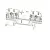 Weidmüller 2534440000 A4C 1.5 WT Átvezető sorkapocs, PUSH IN, 1.5 mm2;, 500 V, 17.5 A, Fehér