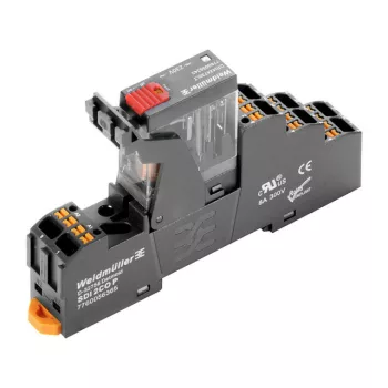   Weidmüller 2576150000 DRIKITP230VAC 2CO LD/PB D-SERIES DRI, Relék, Érintkezők száma: 2 Váltóérintkező vizsgálógombbal AgNi, Névleges vezérlőfeszültség: 230 V AC, Folytonos áram: 5 A, PUSH IN aktuátorral