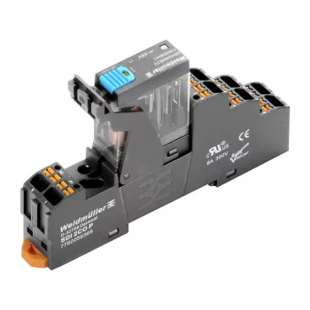   Weidmüller 2576190000 DRIKITP 24VDC 2CO LD/PB D-SERIES DRI, Relék, Érintkezők száma: 2 Váltóérintkező vizsgálógombbal AgNi, Névleges vezérlőfeszültség: 24 V DC, Folytonos áram: 5 A, PUSH IN aktuátorral