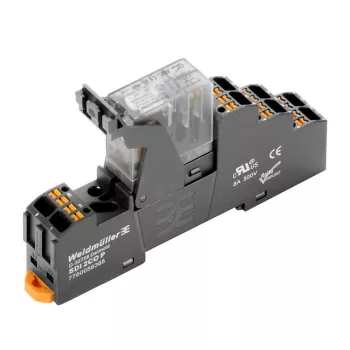   Weidmüller 2576200000 DRIKITP 24VDC 2CO LD D-SERIES DRI, Relék, Érintkezők száma: 2 Váltóérintkező AgNi, Névleges vezérlőfeszültség: 24 V DC, Folytonos áram: 5 A, PUSH IN aktuátorral