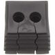 Weidmüller 2583540000 CABTITE SE 2/8 SML BK Sealing element, Cabtite (cable entry system), TPE, mélyfekete, Magasság: 17.7 mm, Szélesség: 20.3 mm, Mélység: 17.7 mm, -40 °C…120 °C, IP54, IP65, IP66