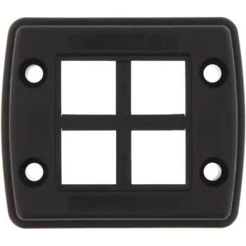   Weidmüller 2583780000 CABTITE FR 4-1 BK SET Keret, Cabtite (cable entry system), Poliamid, üvegszál-erősítésű, mélyfekete, Magasság: 19.6 mm, Szélesség: 70 mm, Mélység: 19.6 mm, -40 °C…120 °C, IP54, IP65, IP66