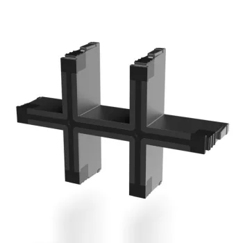   Weidmüller 2584270000 CABTITE GI H BK grid inlay, Cabtite (cable entry system), Poliamid, üvegszál-erősítésű, mélyfekete, Magasság: 17.5 mm, Szélesség: 44 mm, Mélység: 17.5 mm, -40 °C…120 °C