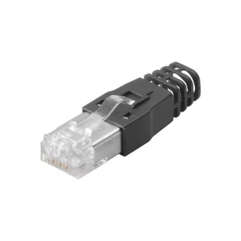   Weidmüller 2584980000 IE-PS-RJ45-TH-BK-P RJ45 krimpelhető csatlakozó dugó, with kink protection; 6.5 - 7.5 mm, Cat.6<sub>A</sub> / E osztály<sub>A</sub> (ISO/IEC 11801 2010)