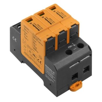   WEIDMÜLLER 2591160000 VPU AC II 3 300/50 Túlfeszültség-levezető, Kisfeszültség, Túlfeszültség-védelem, TN-C, UP(L/N-PE) ≤1,5 kV