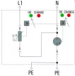WEIDMÜLLER 2591480000 VPU AC I 1+1 300/12.5 Túlfeszültség-levezető, Kisfeszültség, Túlfeszültség-védelem, Single-phase, TN-C, TN-C-S, TN-S, TT, UP(L/N-PE) ≤1,5 kV