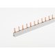 WEIDMÜLLER 2658240000 S-2L-210/16 Sorolósín Tüskés 2 pólus - 12 modul / 210 mm, 80A - mm2