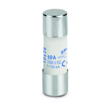   Weidmüller 2783230000 Olvadóbiztosíték-betét fotovoltaikus egységekhez, 10X38 mm, 10A, 1000 VDC, GPV ( Weidmüller 2783230000 )