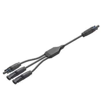   Weidmüller 2814240000 X-összekötő kábel, 2x WM4 C apa, 2x WM4 C anya, 6mm², 200mm, 1500V DC ( WEIDMÜLLER 2814240000 )