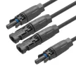 Weidmüller 2814240000 X-összekötő kábel, 2x WM4 C apa, 2x WM4 C anya, 6mm², 200mm, 1500V DC ( WEIDMÜLLER 2814240000 )