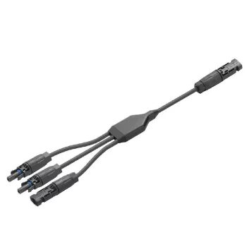   Weidmüller 2814250000 X-összekötő kábel, 2x WM4 C anya, 2x WM4 C apa, 6mm², 200mm, 1500V DC ( WEIDMÜLLER 2814250000 )