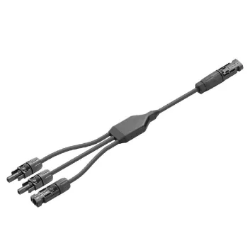   Weidmüller 2814270000 X-összekötő kábel, 2x MC4 anya, 1x WM4 C apa, 1x MC4 apa, 6mm², 200mm, 1000V DC ( WEIDMÜLLER 2814270000 )