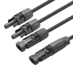 Weidmüller 2814270000 X-összekötő kábel, 2x MC4 anya, 1x WM4 C apa, 1x MC4 apa, 6mm², 200mm, 1000V DC ( WEIDMÜLLER 2814270000 )
