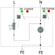 Weidmüller VPU AC I 1+1 300/12.5 LH túlfeszültség-levezető (cserélhető betétes), Single-phase, TN, TT, IT, N-nel, IT, N nélkül ( Weidmüller 2983520000 )